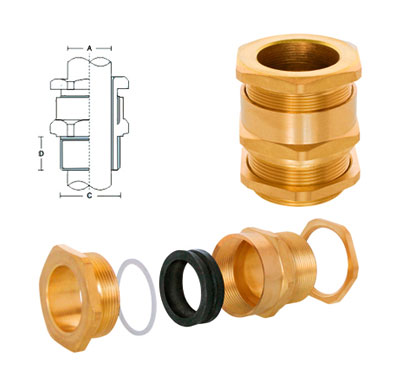 Brass A2 Type Cable Glands