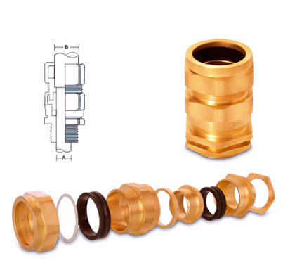 Brass E1W Cable Glands