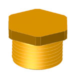 Brass Cable Gland Accessories, Hexagonal Stop Plug